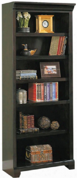 32"w X 15"d X 75"h Solid Wood Open Bookcase By Wilshire Furniture