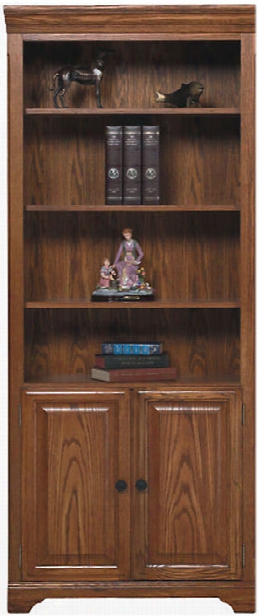 32"w X 15"d X 79"h Bookcase With Doors By Wilshire Furniture