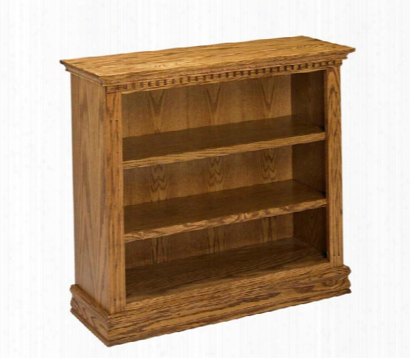 36" Solid Oak Britania Bookcase By A & E Wood Designs