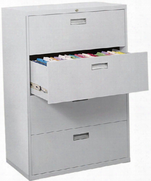 36"w 4 Drawer Lateral File By Sandusky Lee