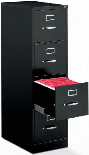 4 Drawer 25"d Letter Size Vertical File By Hon