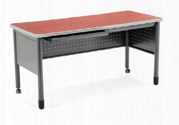 55" Table Desk With Drawers By Ofm