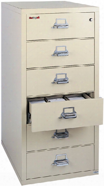 6 Drawer Card And Check File With 2 Section Inserts By Fireking