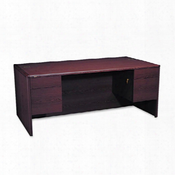 72" Double Pedestal Desk By  Hon