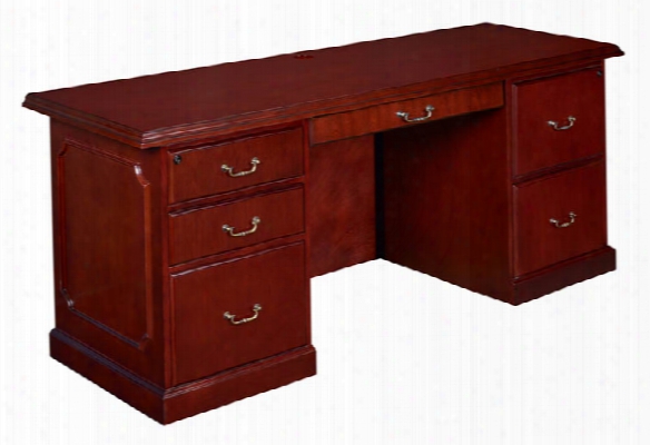 72" Double Pedestal Executive Credenza By Regency Furniture