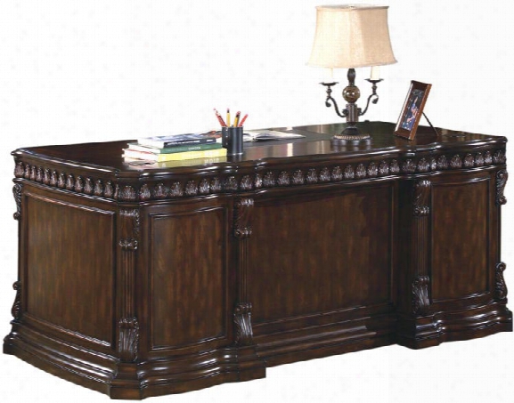 72" Double Pedestal Executive Desk By Coaster Furniture