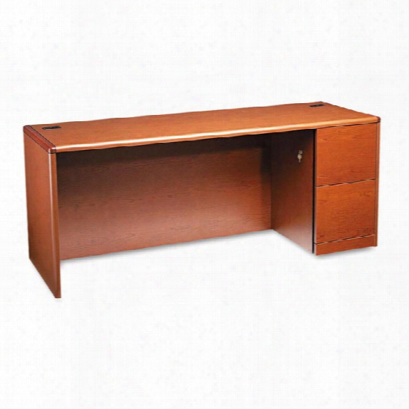 72" Single Pedestal Credenza By Hon