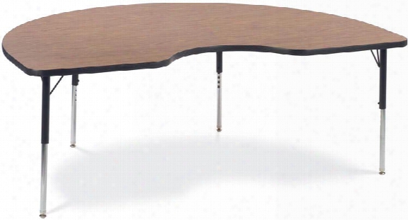 72" X 48" Kidney Shaped Activity Table By Virco