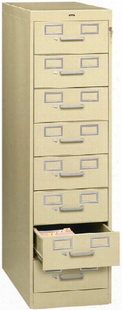 8 Drawer Card File By Tennsco