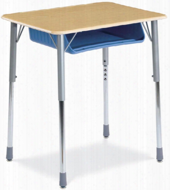 Adjustable Height Student Desk By Virco