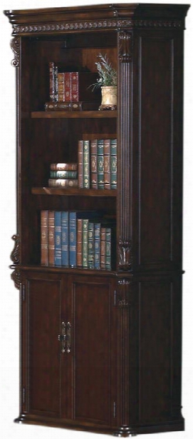 Bookcase With Doors By Coaster Furniture