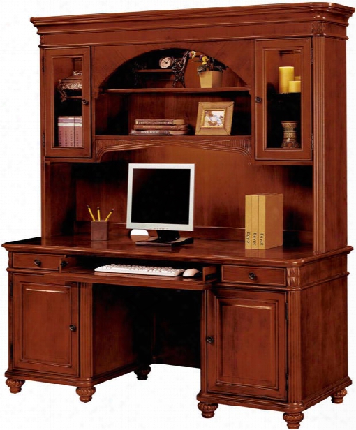 Computer Credenza With Hutch By Dmi Office Furniture