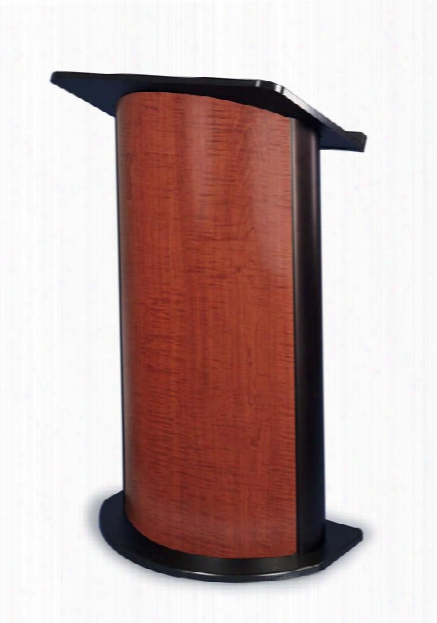 Contemporary Curved Color Panel Lectern By Amplivox