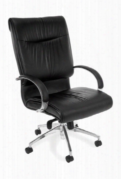 Executive Leather High Back Chair By Ofm