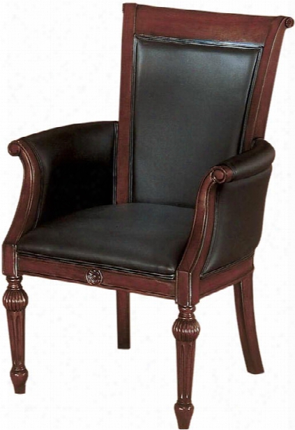 Executive Leather High Back Guest Chair By Dmi Office Furniture