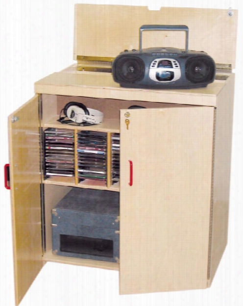 Lock-it-up Audio Center By Wood Designs