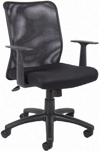 Mesh Back Task Chair With Arms By Boss Office Chairs