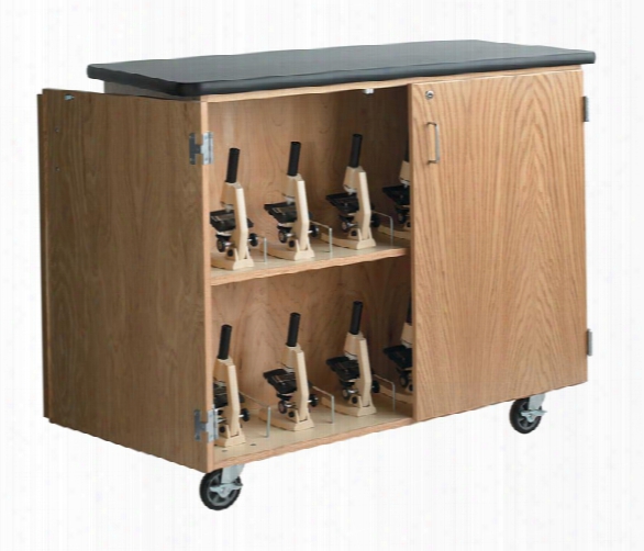 Mobile Microscope Storage Cabinet By Diversified Woodcrafts