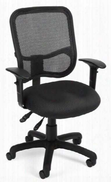 Modern Mesh Ergonomic Task Chair With Arms By Ofm