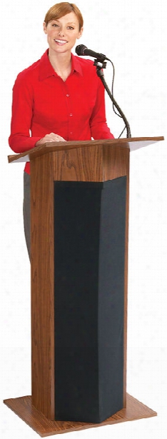 Power Plus Floor Lectern By Oklahoma Sound