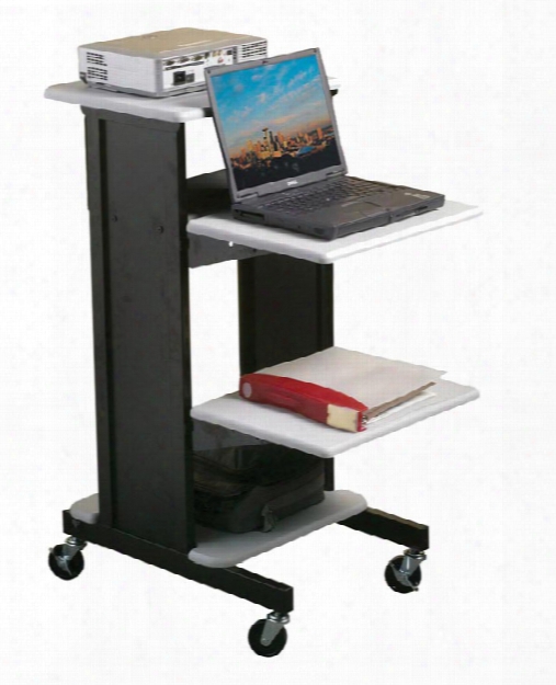 Presentation Cart With Optional Bottom Shelf By Balt