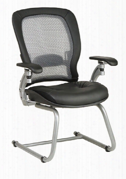 Professional Air Grid Back Visitors Chair By Office Star