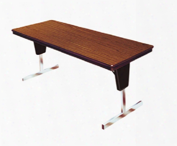 Saturna 60" X 30" Adjustable Height Folding Table By Mitchell