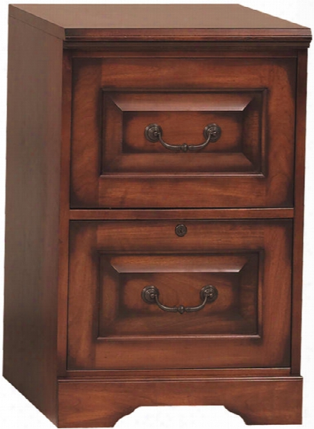 Solid Wood 2 Drawer Vertical File By Wilshire Furniture