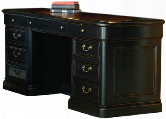 Solid Wood Executive Credenza By Hekman Furniture