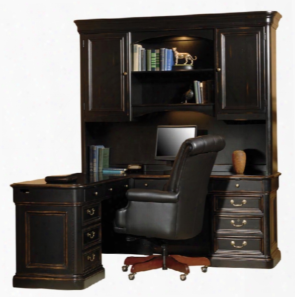 Solid Wood L Shaped Desk With Hutch By Hskman Furniture