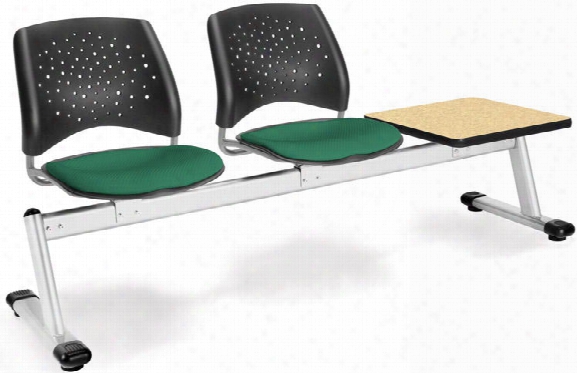 Stars 2 Seat Bench With Table By Ofm