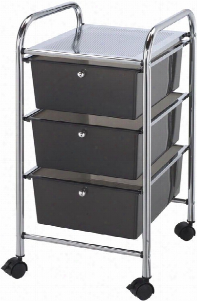 Three Drawer Storage Cart By Alvin