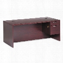 72" Single Pedestal Desk by HON