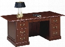 72" x 36" Traditional Style Executive Desk by HON