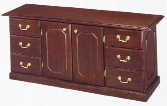 Traditional Style 66" X 20" Storage Credenza By Dmi Office Furniture
