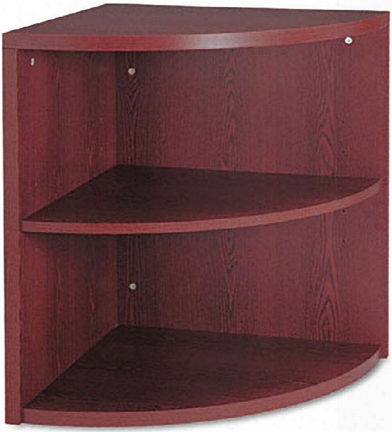 Two Shelf End Cap Bookcase By Hon