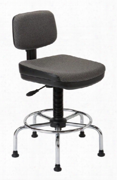 Utility Stool With Backrest By Alvin