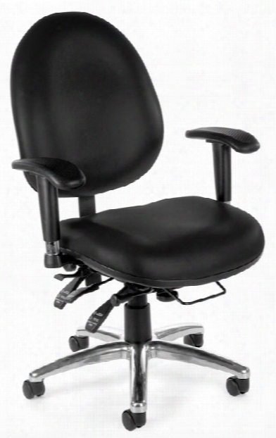 Vinyl 24 Hour Computer Task Chair By Ofm