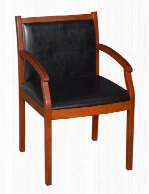 Wood And Vinyl Side Chair By Regency Furniture