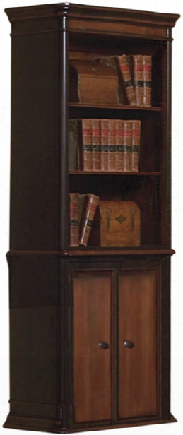 Wood Bookcase With Doors By Coaster Furniture