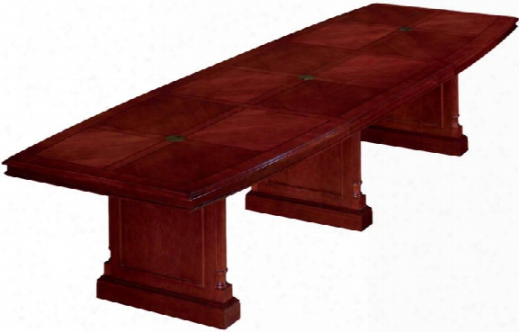 14' Boat Shaped Conference Table By Dmi Office Furniture