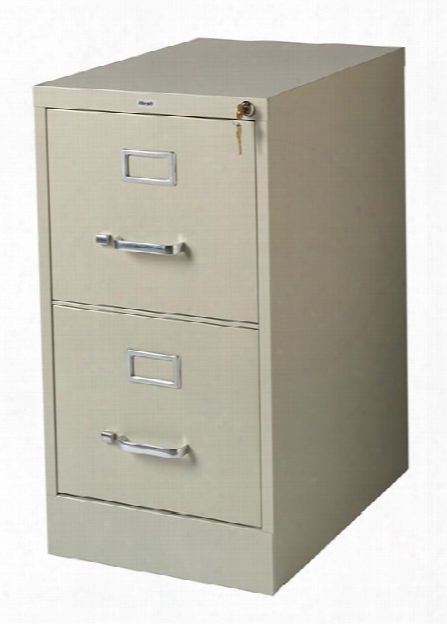 2 Drawer Letter Size Vertical File Cabinet - 22"d By Hirsh Industries