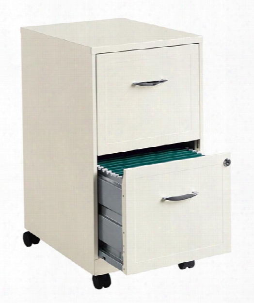 2 Drawer Mobile File Cabinet By Hirsh Industries