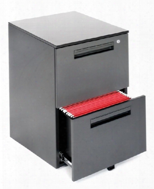 2 Drawer Mobile File Pedestal By Ofm