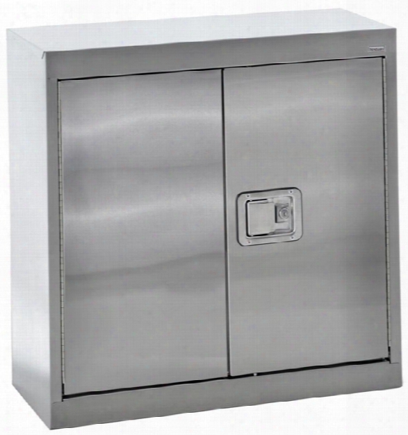 30"w X 12"d X 30"h Stainless Steel Storage Cabinet By Sandusky Lee