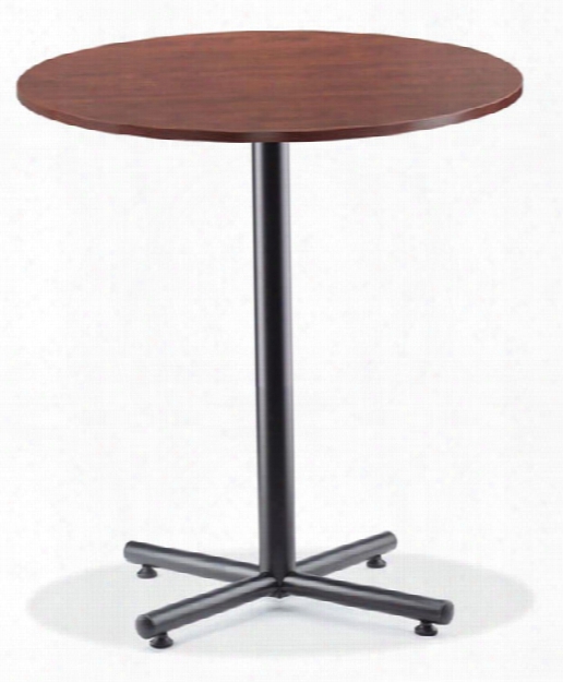 36" Round Cafeteria Table With Black Base By Office Source