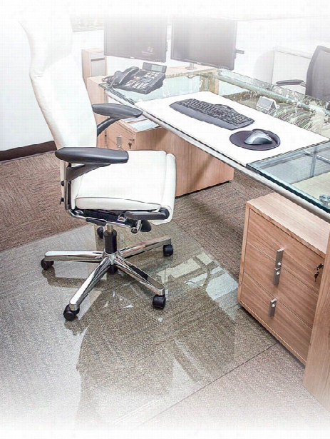 36" X 46" Glass Chairmat By Office Source