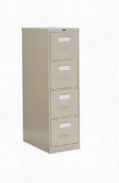 4 Drawer Letter Size Vertical File - 25"d By Global