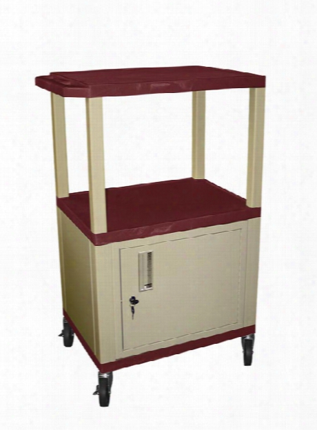 42" Tuffy Cart With Cabinet By H Wilson