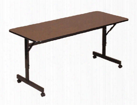 48" X 24" Econoline Flip Top Table By Correll